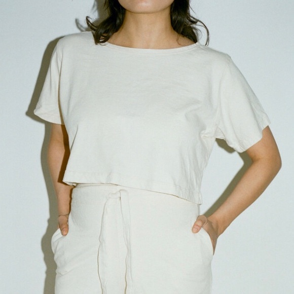 Pansy Gym Short and Crop Top in Sweet Potato Matching Set - Picture 4 of 6